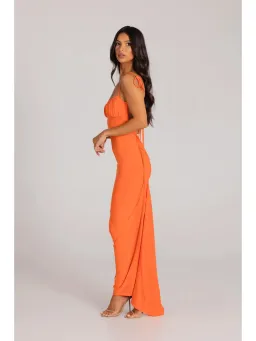 Melani The Label Zahara Dress Orange Size AU 8 for rent on The Volte - image 2