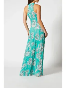 Scanlan Theodore Silk Georgette Floral Dress Spearmint Size AU 12 for rent on The Volte - image 4