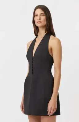 Camilla And Marc Petra Mini Dress Black Size 8 for rent on The Volte - image 2