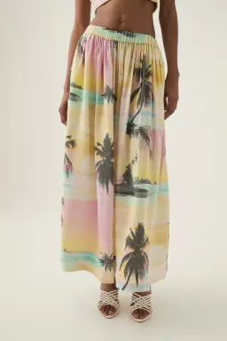 Aje Nicolette Maxi Skirt and Nicolette Elasticated Top set - size 8 for rent on The Volte - image 5