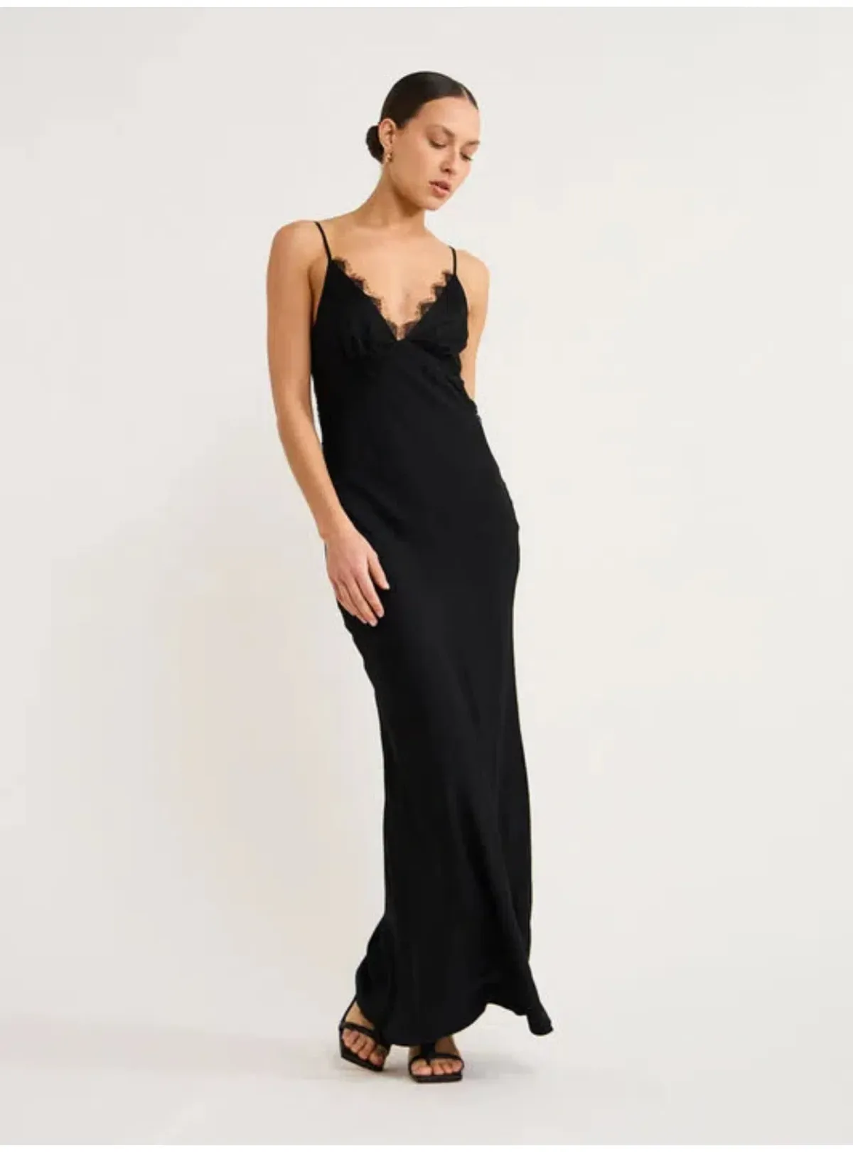 Bec and Bridge Emery Lace Maxi Dress Black Size AU 6 - Image 2