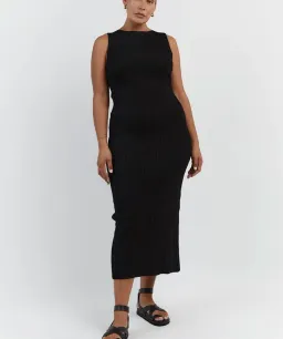 Dissh Sienna Knit Midi Dress Black Size L / AU 12 for rent on The Volte - image 4
