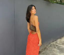 Arcina Ori Kara Dress Burnt Orange Size Small / AU 8 for rent on The Volte - image 7