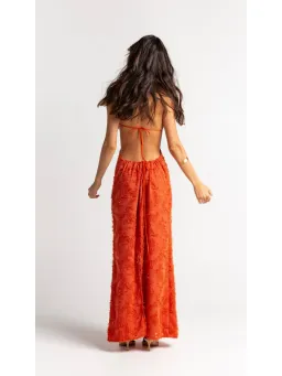 Arcina Ori Kara Dress Burnt Orange Size Small / AU 8 for rent on The Volte - image 3