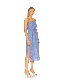 Zimmermann August Broderie Slip Dress Blue Size 1 /AU 10 for rent on The Volte - image 2