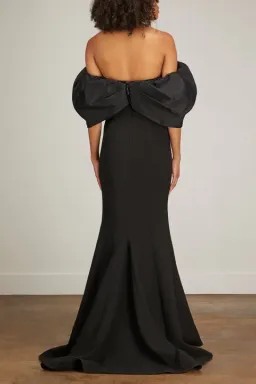 Rachel Gilbert Viola Gown Maxi Dress in Black Size AU 12 for rent on The Volte - image 3