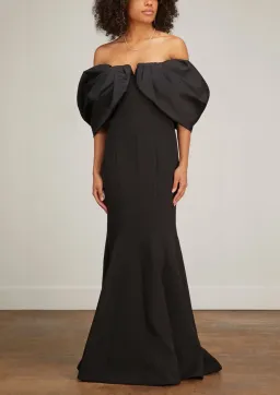 Rachel Gilbert Viola Gown Maxi Dress in Black Size AU 12 for rent on The Volte - image 1
