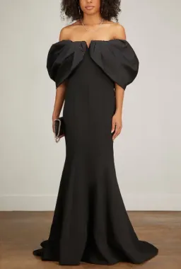 Rachel Gilbert Viola Gown Maxi Dress in Black Size AU 12 for rent on The Volte - image 2