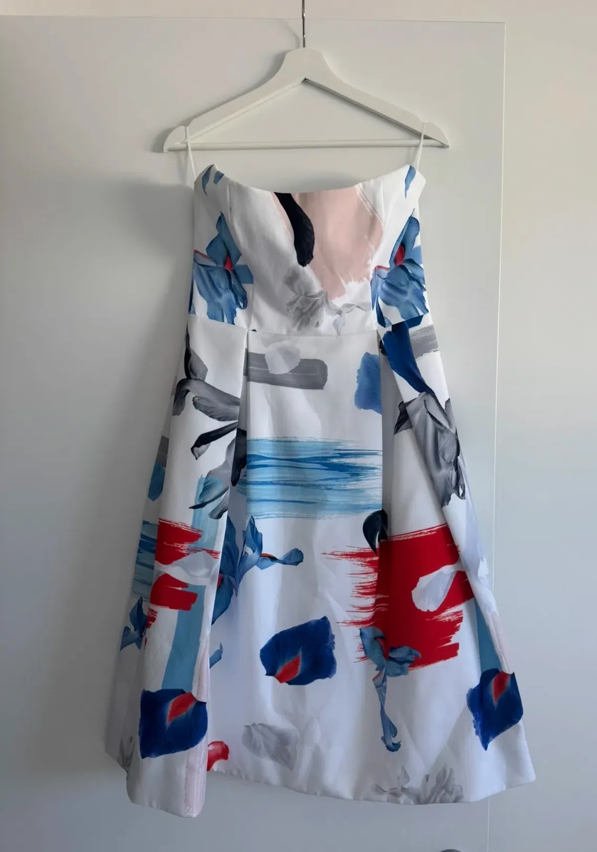 Nicholas Iris Floral Strapless Midi Dress Print Size 10 - Image 2