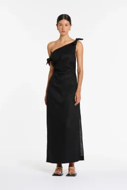 Sir the Label Bettina Off Shoulder Dress Black Size 0 / AU 6 for rent on The Volte - image 1