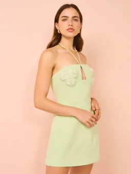 Rachel Gilbert Lucie Mini Dress In Seafoam Size 2 / AU 10  for rent on The Volte - image 6