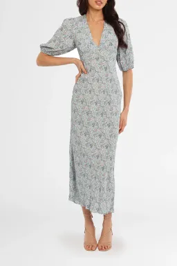 Rixo London Steph Midi Dress Floral Size 12 for rent on The Volte - image 1