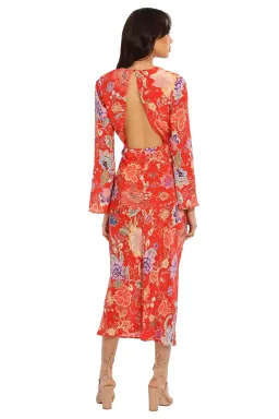 Rixo London Mel Maxi Dress Floral Size 10 for rent on The Volte - image 3