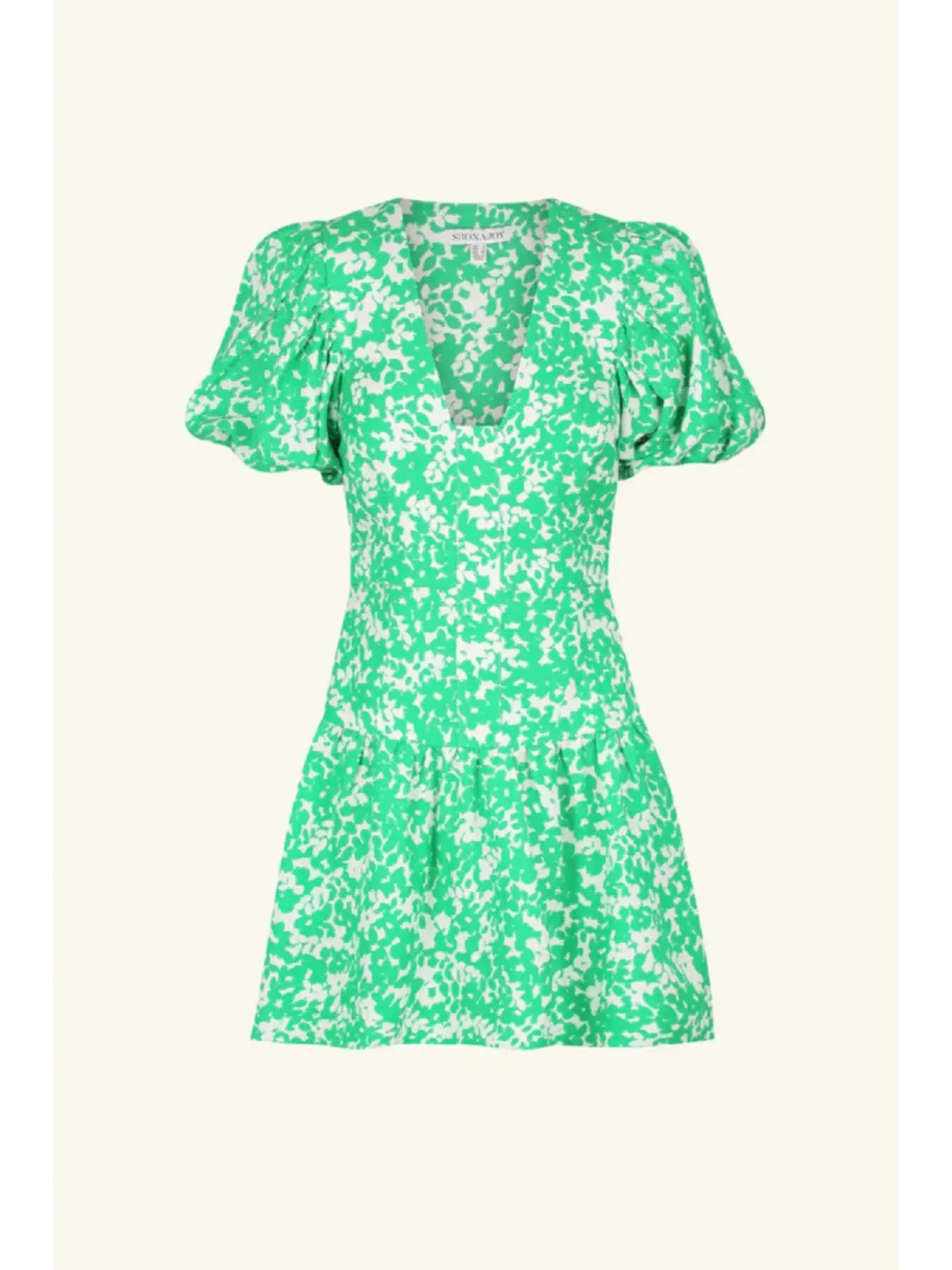 Shona Joy Plunged Short Sleeve Mini Dress Arosa Size AU 10  - Image 4