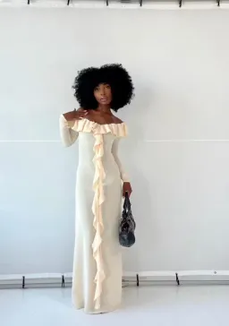 Arcina Ori Mila Dress In Beige Size S / AU 8 for rent on The Volte - image 4