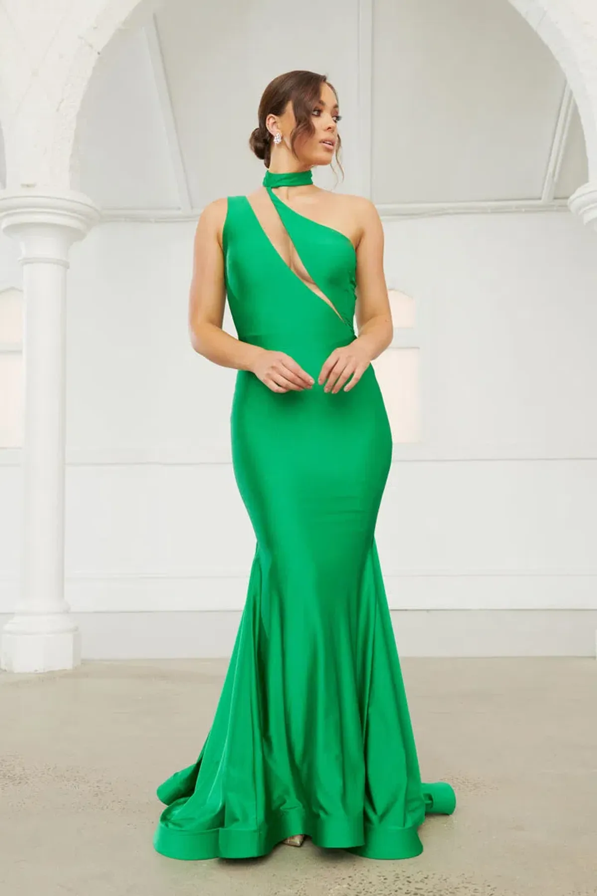 Nicole Bakti Nicole Dress Green Size 8 - Image 1