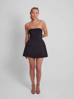 Odd Muse The Ultimate Muse Strapless Dress in Black Size 14 for rent on The Volte - image 1
