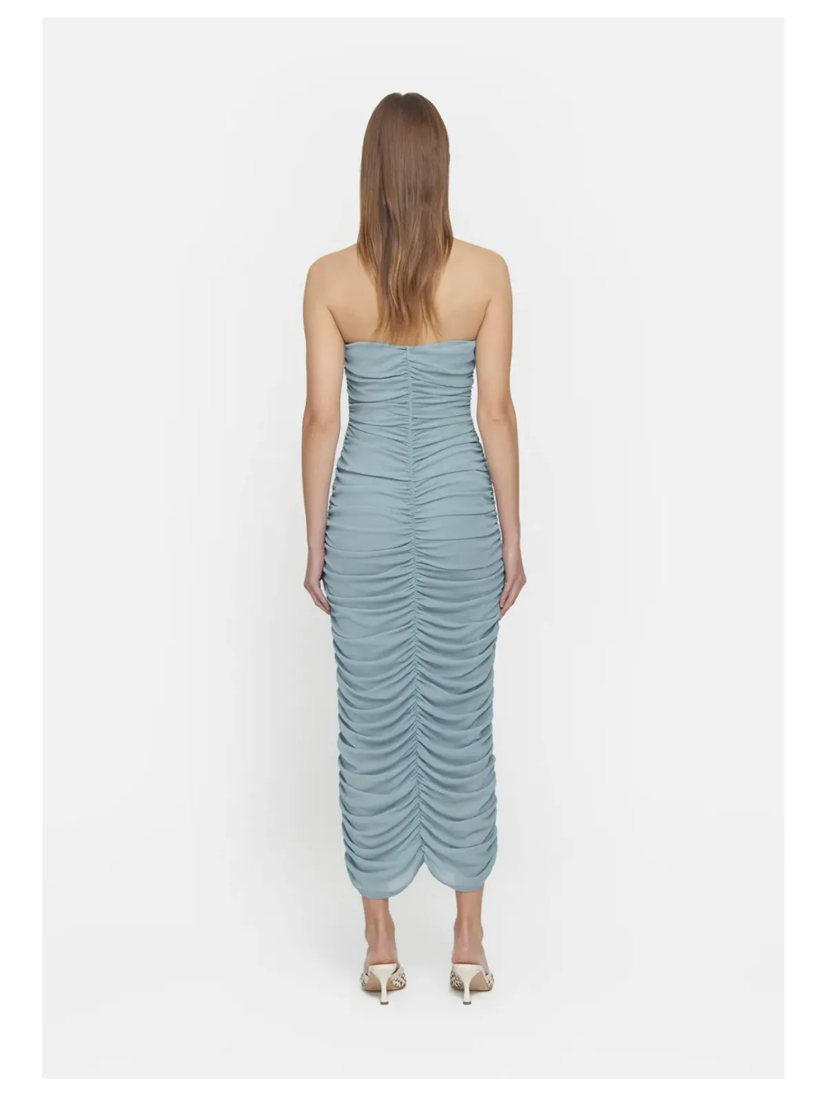 Victoria & Woods Millennia Dress Arctic Blue Size 00/ AU 6 - Image 3