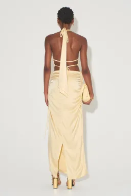 Hansen and Gratel Ives Halter Top Lemon Size 6 for rent on The Volte - image 2