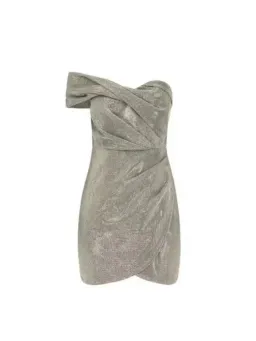 Sheike Cosmic Dress Silver Size 8 for rent on The Volte - image 2