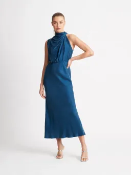 Sheike Park Ave Midi Dress Bluegreen Size 16  for rent on The Volte - image 1