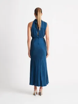 Sheike Park Ave Midi Dress Bluegreen Size 16  for rent on The Volte - image 2