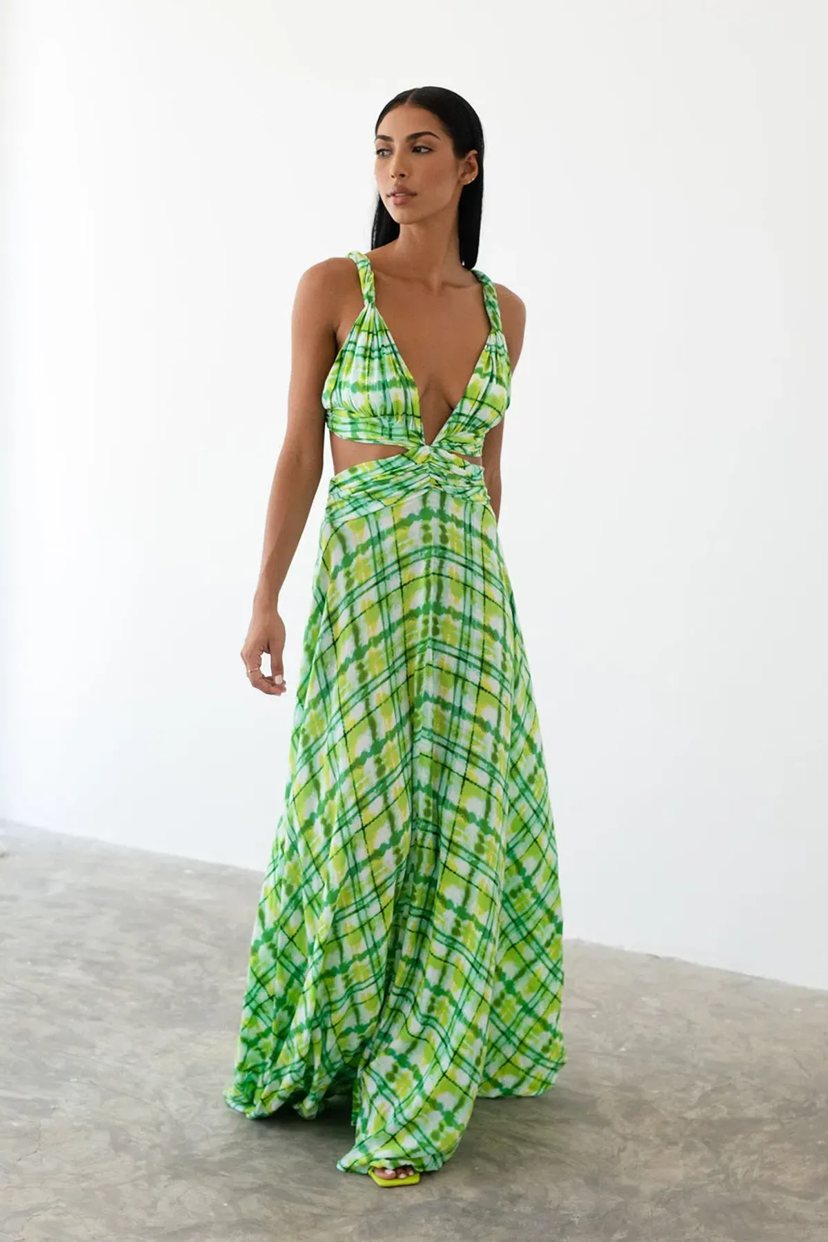 Le Salty Label Skylar Gown Green Size 6 - Image 1