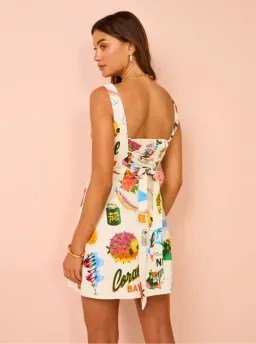 Alemais Samaki Mini Dress Multi Size 14 for rent on The Volte - image 2