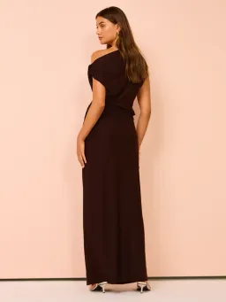Camilla & Marc Annalise Maxi Dress Chocolate Brown Size 12 for rent on The Volte - image 3