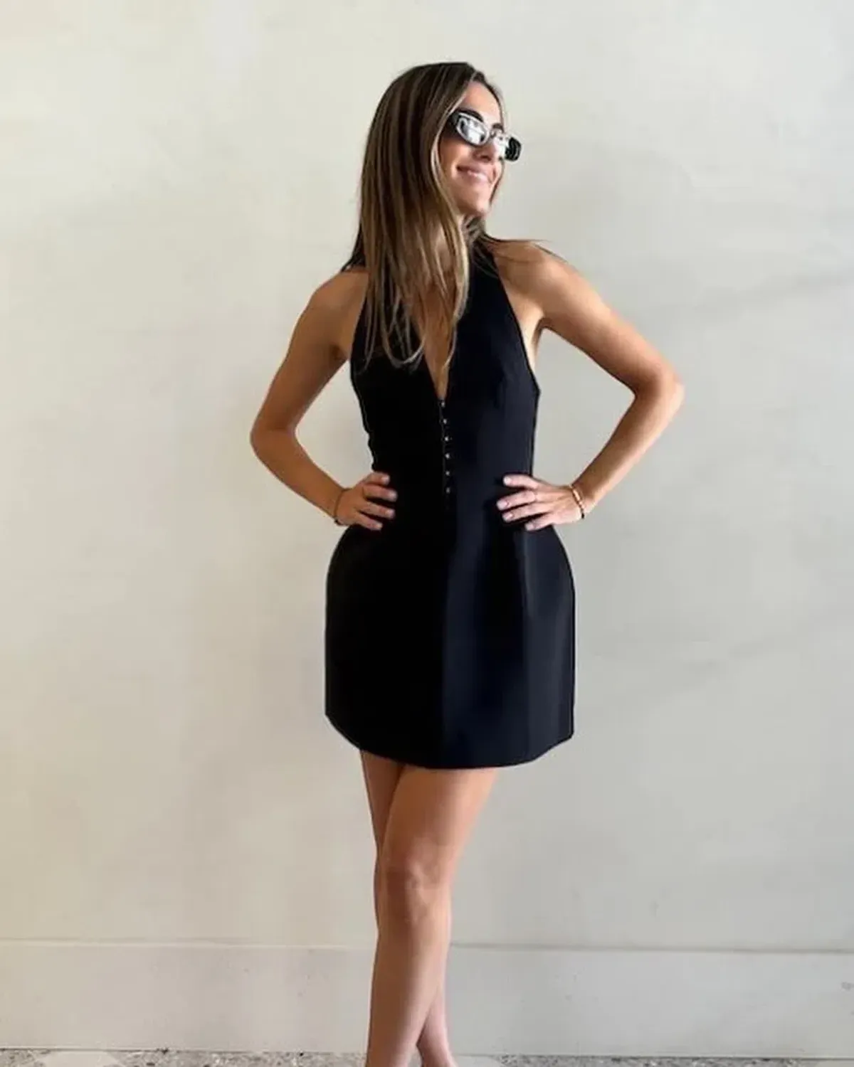 Camilla and Marc Petra Mini Dress Black Size AU 10  - Image 3