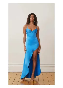 Arcina Ori Amari Dress Blue Size 10 for rent on The Volte - image 1