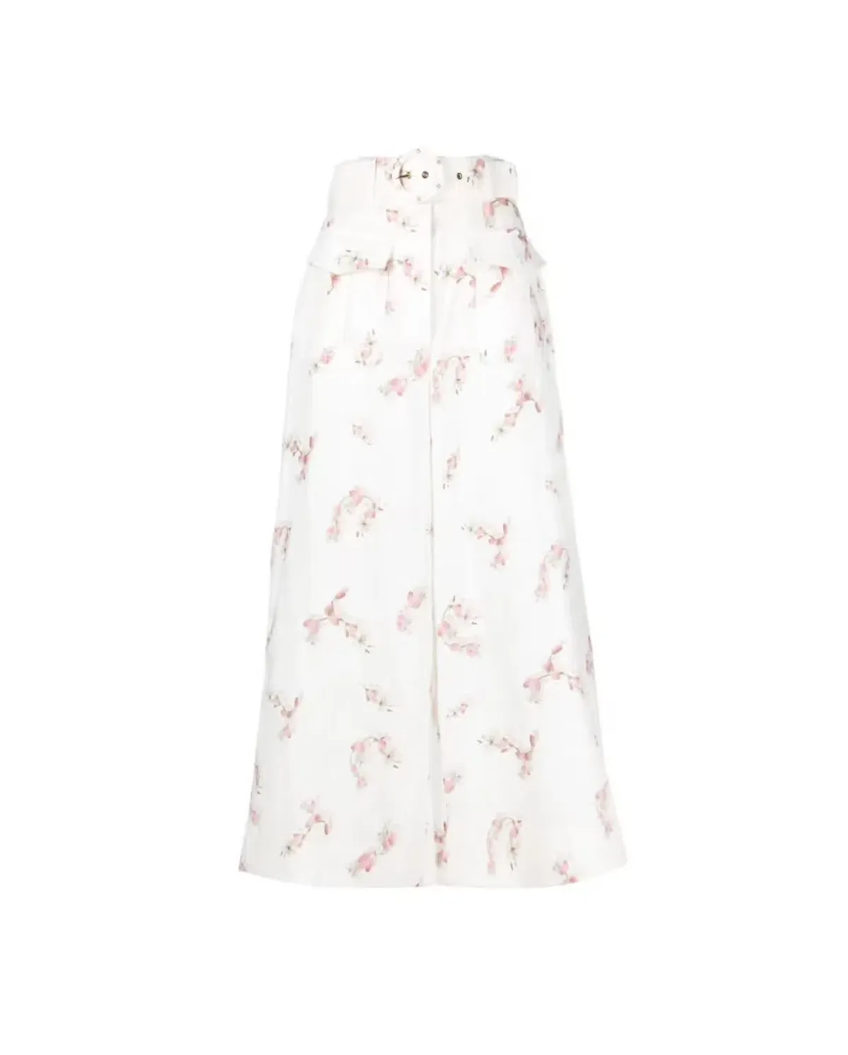 Zimmermann Dancer Wide Leg Belted Trousers Floral Size 2/ AU 12 - Image 3
