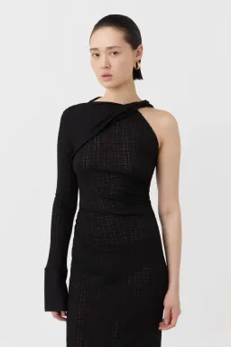 Camilla & Marc Cypress Midi Dress Black Size 10 for rent on The Volte - image 2