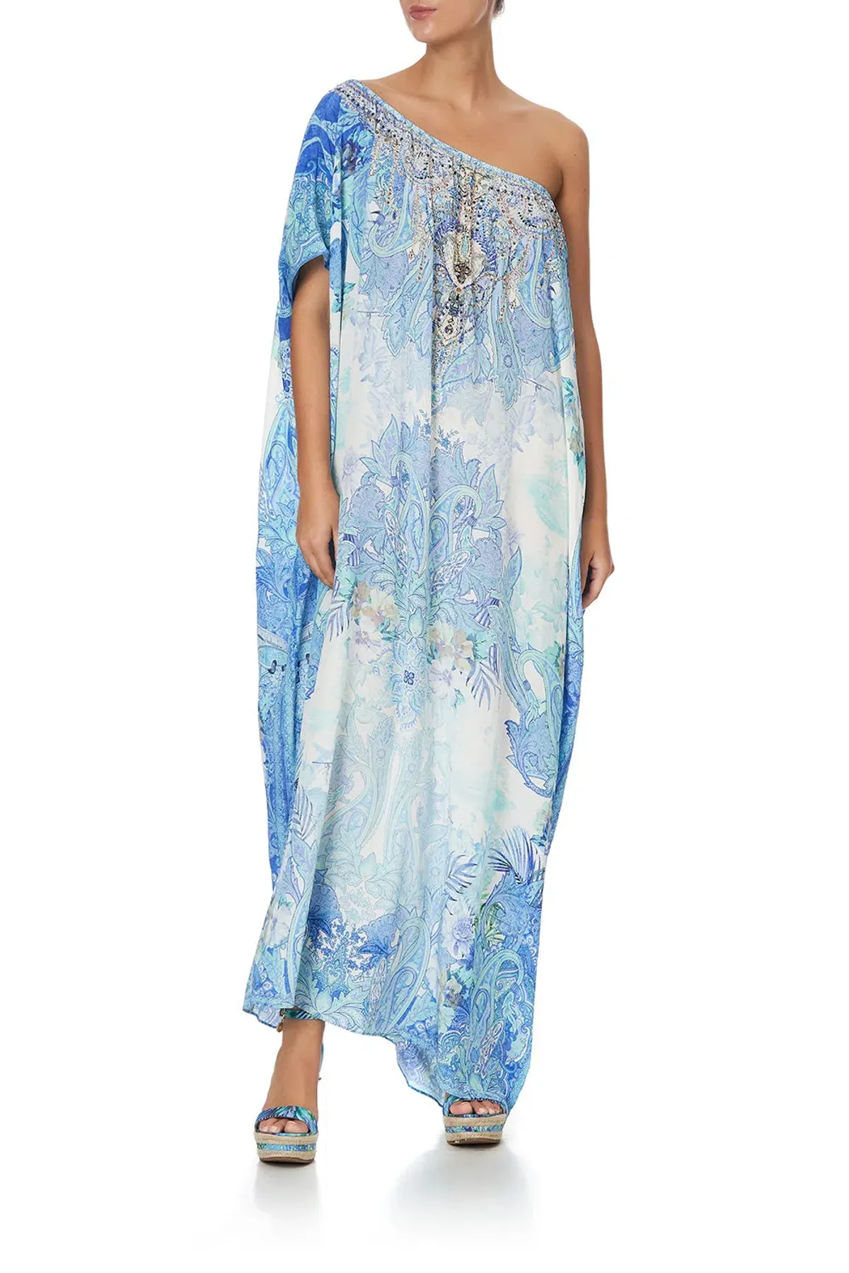 Camilla Cali Dreaming Kaftan Blue Print One Size - Image 2