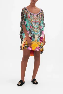 Camilla Viper Room Kaftan Multi Print One Size for rent on The Volte - image 2