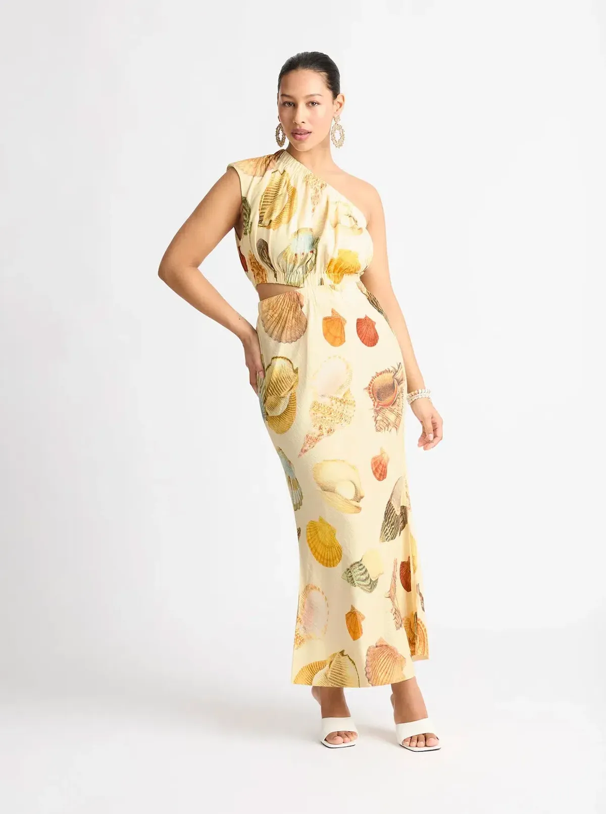 Sheike Sea Shore Maxi Dress Print Size 8 - Image 1