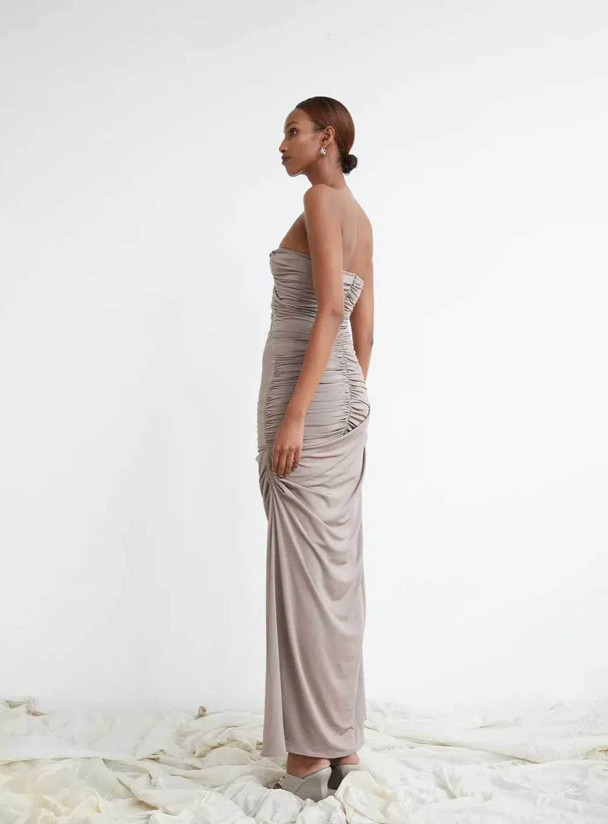 Paris Georgia Val Dress Concrete Size 6 - Image 2