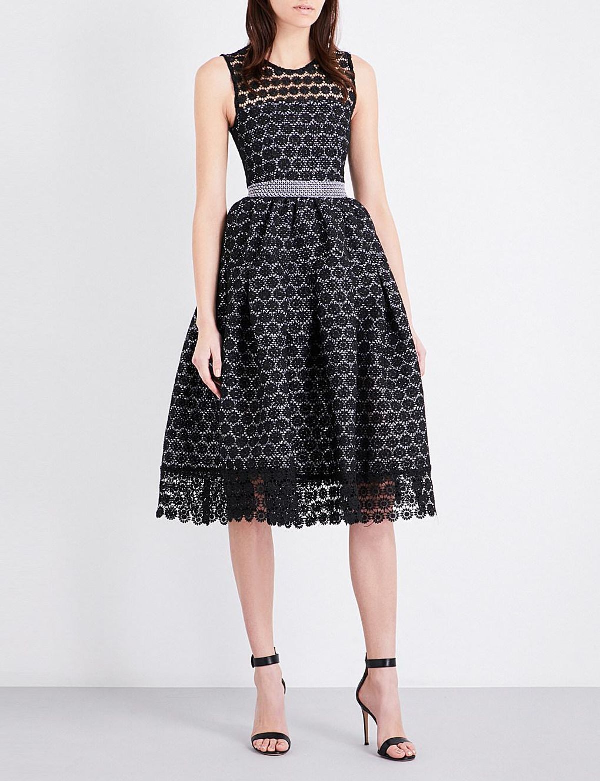 Maje Black Lace Ring Dress  - Image 5