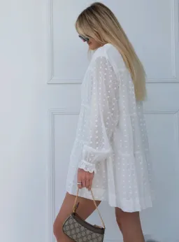 Lunar Fox Maeve Mini Dress White Size 20 for rent on The Volte - image 3