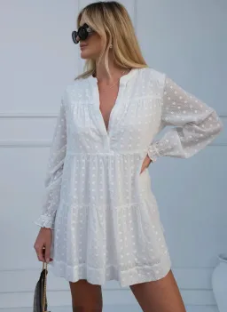Lunar Fox Maeve Mini Dress White Size 20 for rent on The Volte - image 2