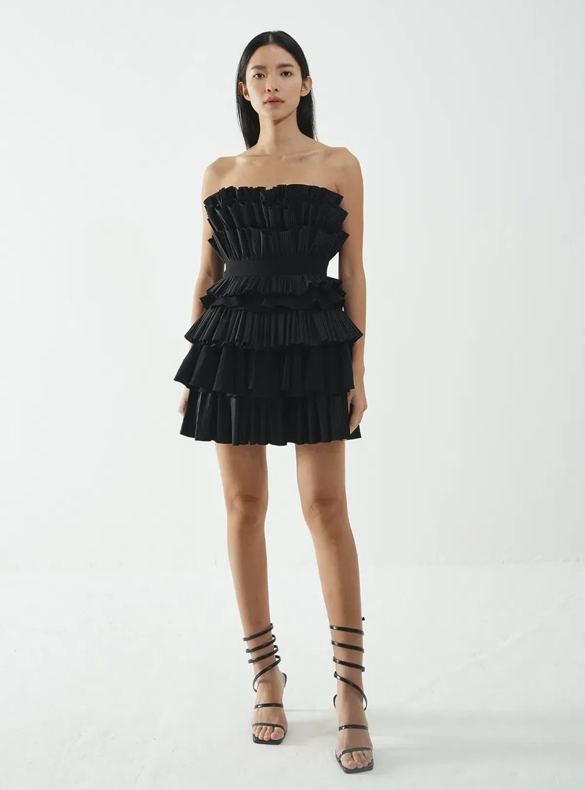 Acler Elsher Mini Dress Black Size 6 - Image 1