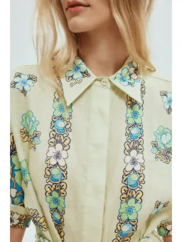 Alemais Velma Shirtdress in Print Size AU 10 for rent on The Volte - image 2