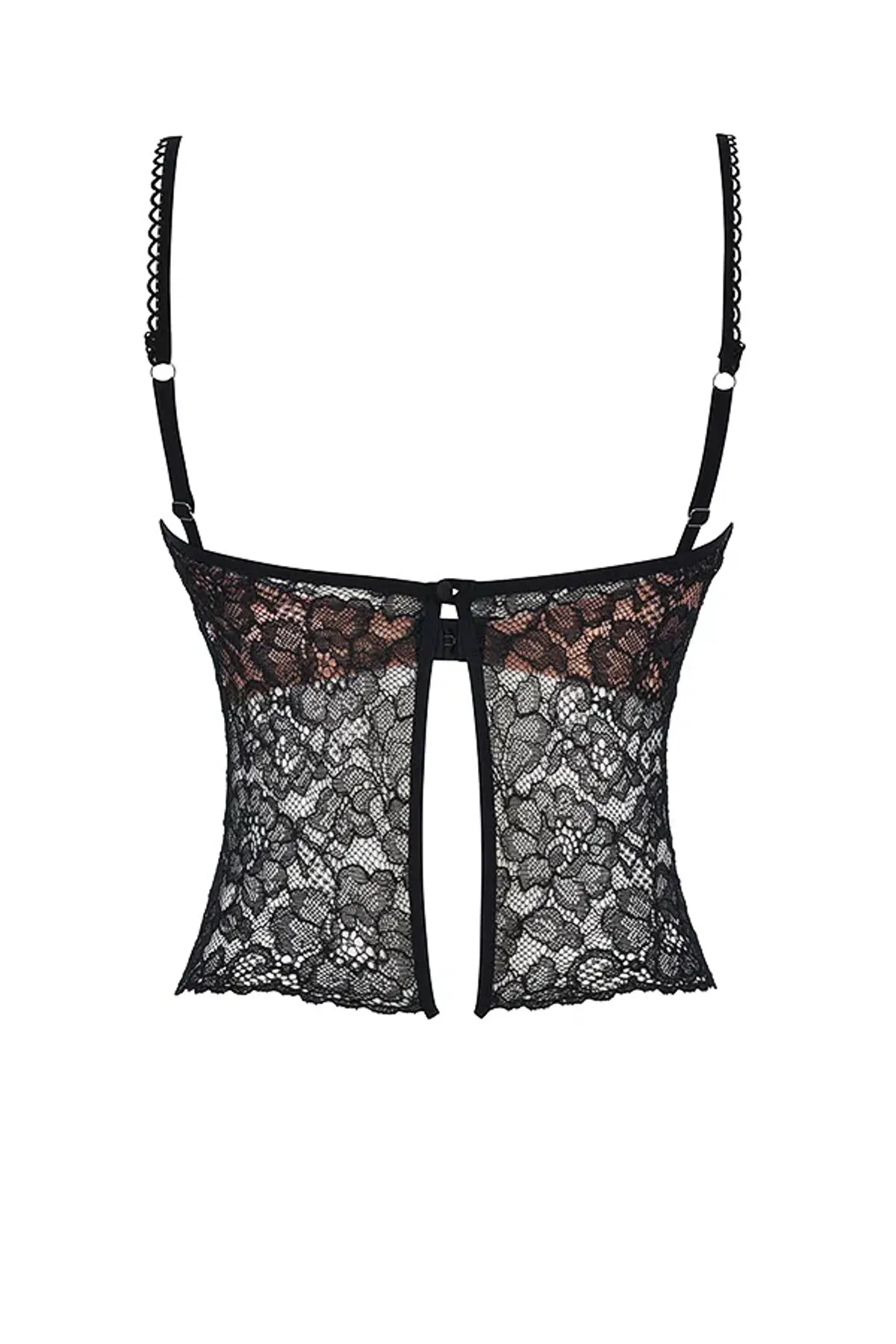House Of CB Jacinta Black Lace Cami Top in Black Size AU 6 - Image 6