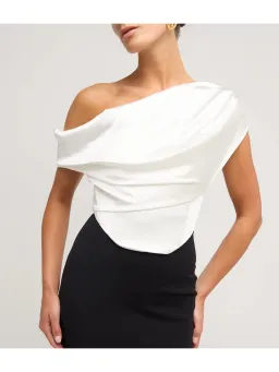 Solace London Kara Maxi Dress Black/Cream Size AU 12 for rent on The Volte - image 2