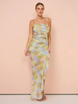 Bec and Bridge Zephy Asym Dress Multi Floral Size 10 for rent on The Volte - image 3