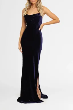 Tania Olsen Carlisle Gown in Navy Size 8 for rent on The Volte - image 2