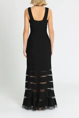 Tadashi Shoji Annika Dress in Black Size 12 for rent on The Volte - image 3