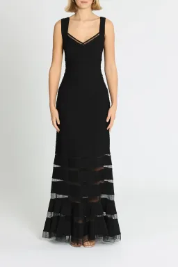 Tadashi Shoji Annika Dress in Black Size 12 for rent on The Volte - image 1