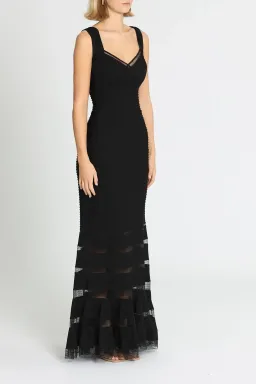 Tadashi Shoji Annika Dress in Black Size 12 for rent on The Volte - image 2