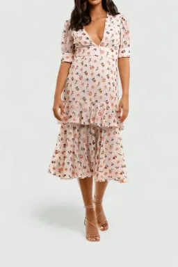Talulah Follow You Midi Dress Floral Size 8 for rent on The Volte - image 1